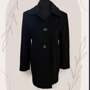 Liz claiborne black pea coat